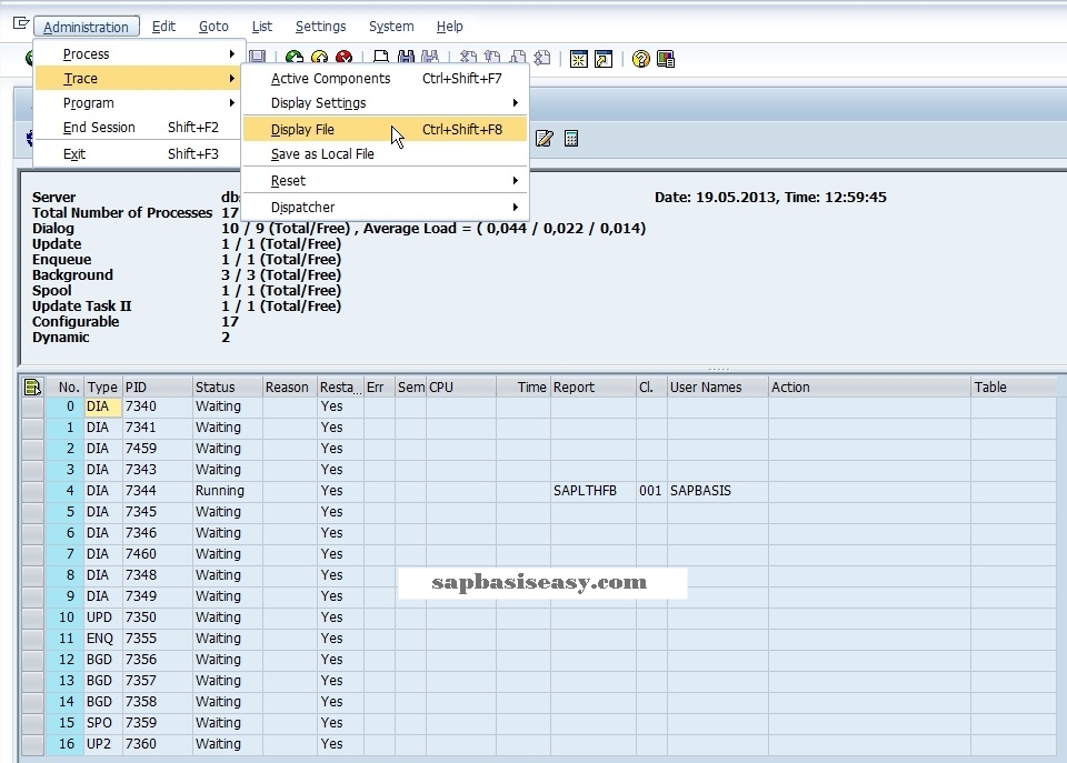 How to monitor SAP Developer Trace files - SAP Basis Easy